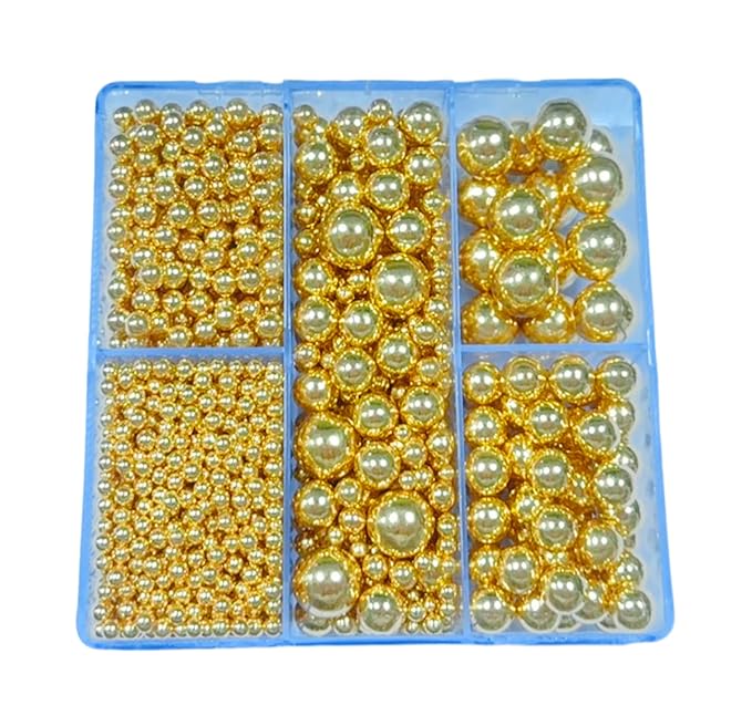 Sentovac Gold Nonpareils Pearls Mixing Cake Sprinkles Cake and Cupcake Topper Decorations Sprinkles for Decorating Party Supplies