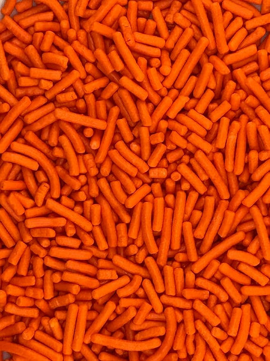 Orange Sprinkles 4oz pack for Baking Cakes, Cupcakes, Cookie Decorations, Ice Cream and Donut Toppings Edible Decorating Baking Supplies - (Orange)