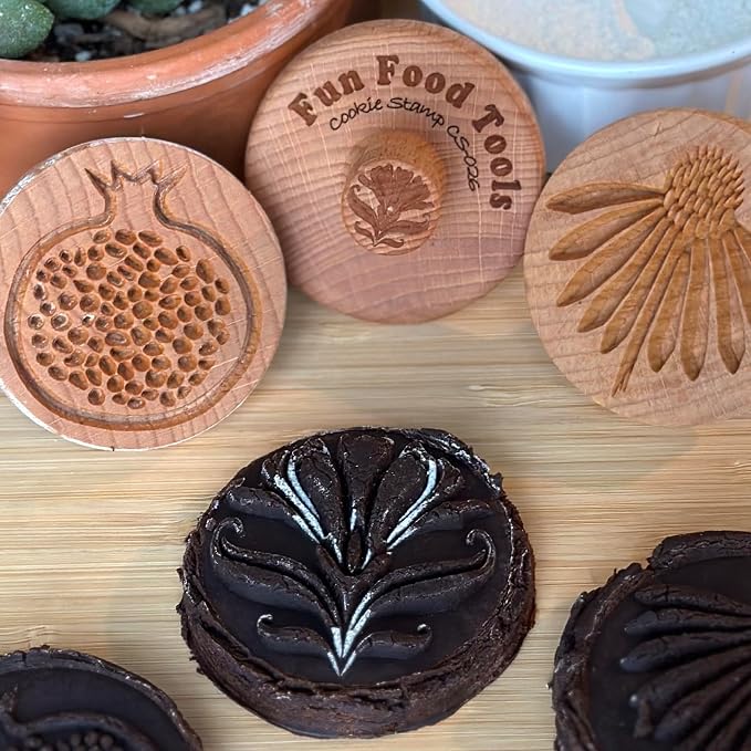 Flower Deco Cookie Stamp CS-026 by Fun Food Tools