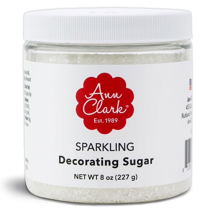 Ann Clark Sparkling Sugar White Decorating Sugar, 8 oz.