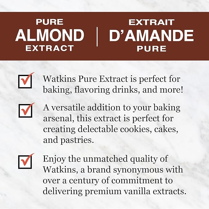 Watkins Pure Almond Extract, 2 Fl Oz (Pack of 1)