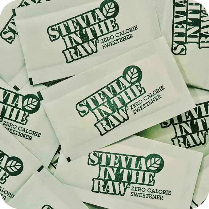 Stevia In The Raw 50 Count Box (Pack of 1) , 1.75 ounce each | Zero Calorie Stevia Sugar Substitute Packets, No Erythritol or Artificial Flavors, Vegan, Gluten Free, Kosher