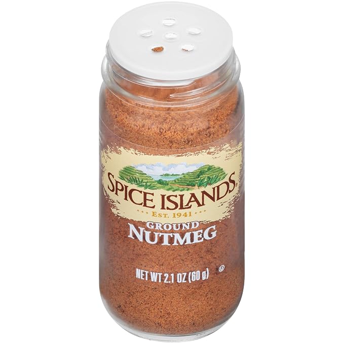 Spice Islands Ground, Nutmeg, 2.1 Ounce (Pack of 2)