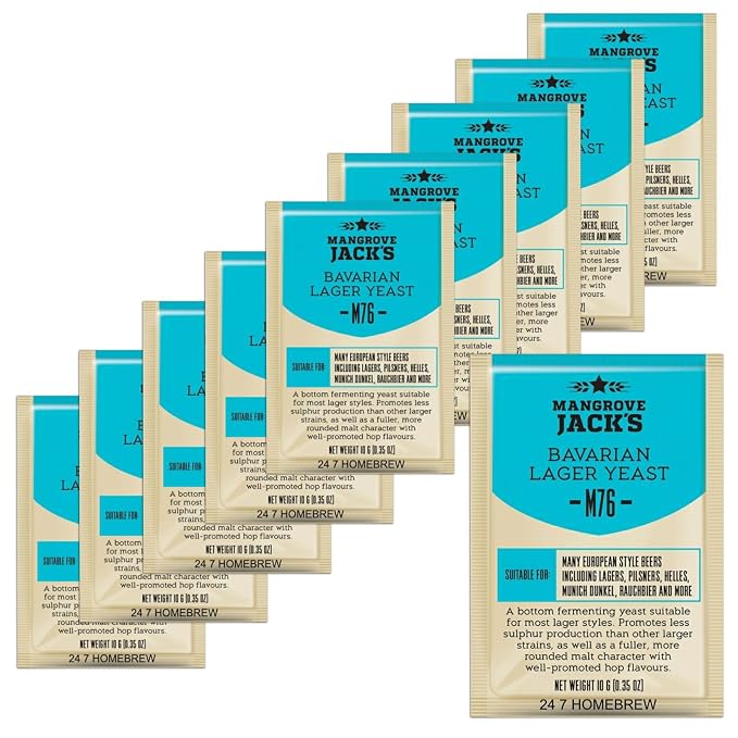 10x Mangrove Jack’s Craft Series Yeast M76 Bavarian Lager (10g)