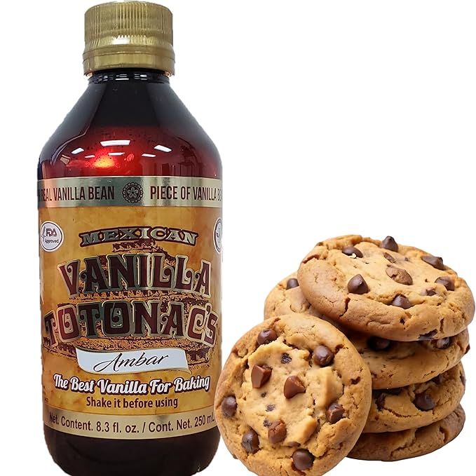 Mexican Vanilla Totonac’s Bottle - Pure Imported Vanilla Extract (Ambar/Clear: 250 ml / 8.3 Fl Oz (Pack of 1))