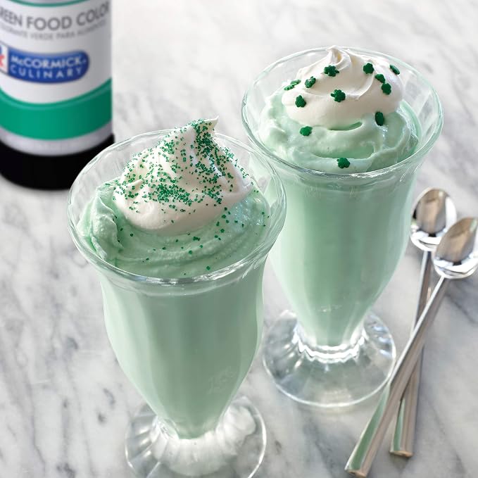 McCormick Culinary Green Food Coloring,- One 16 Fluid Ounce Green_Liquid Food Coloring, Add Vivid Green Color to Cakes, Cookies, Icings and More,16 fl oz (Pack of 2)