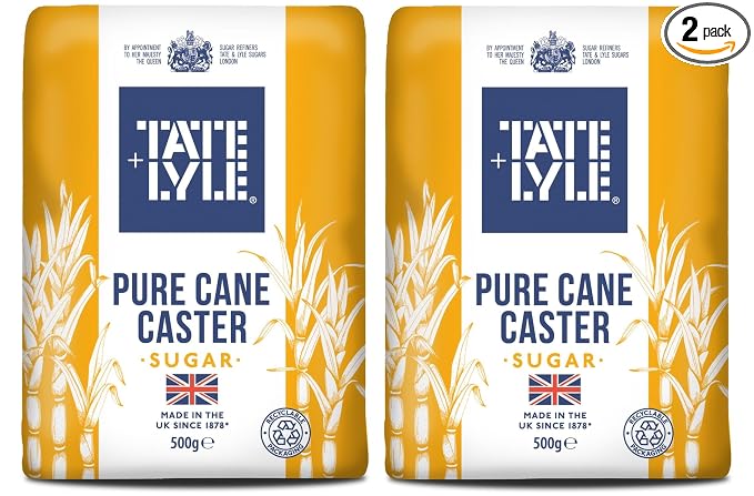 Tate & Lyle Fairtrade Caster Sugar (500g) - Pack of 2