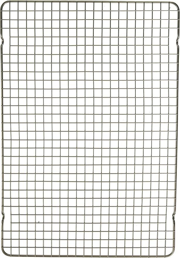 Nordic Ware 43343 Oven Safe Nonstick Baking & Cooling Grid (1/2 Sheet), One Size, Steel