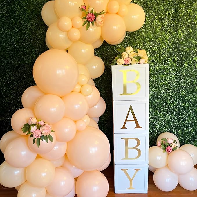 Voircoloria Blush Balloons, 66pack 12inch Nude Latex Party Balloons for Graduation, Wedding, Birthday, Bridal Shower, Baby Shower, Boho Theme Party, Anniversary Party Decorations