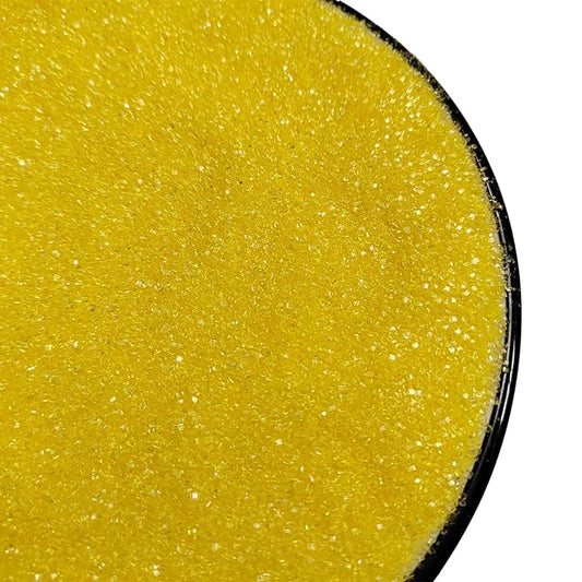Yellow Sanding Sugar Sprinkles, Yellow Sugar Crystals, Edible Sparkling Sprinkles for Cake Cupcake Decorating, Baking Cake Decorations, Cookies Ice Cream Toppings, Wedding Party Christmas Supplies 130g/4.6oz