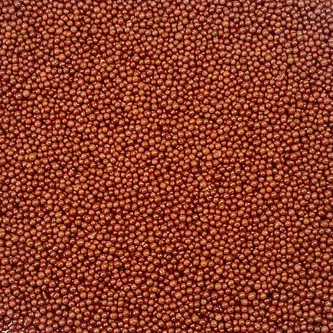 Sentovac Brown Nonpareils Sprinkles Edible 2mm Mini Peals Cake Decorating Sugar Candy Cookie Cake Cupcake Topper Ice Cream Baking Decorations Halloween Christmas Valentines Wedding Supplies