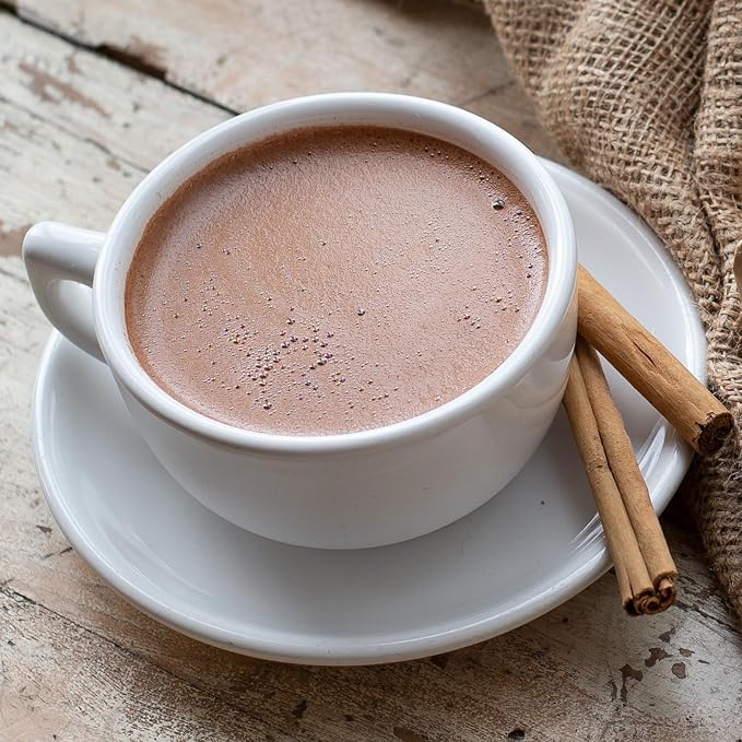 Mexican Hot Chocolate, 32 Ounce (2lb), Authentic Mexican Style Hot Chocolate Mix with Organic Cacao Beans and Cinnamon by La Monarca Bakery | Authentic Mexican recipe from award-winning bakery - rich, creamy texture with premium organic ingredients