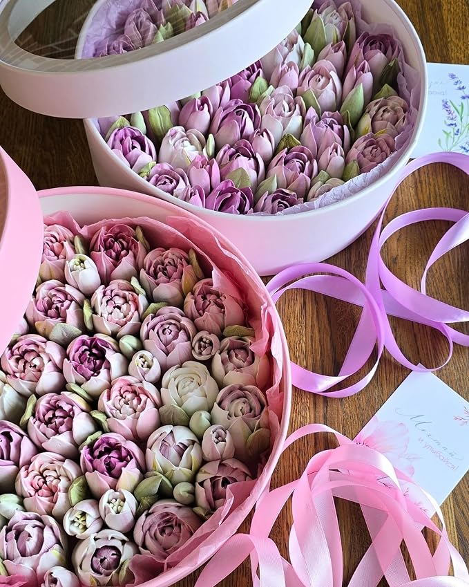 1 Piece Stainless Steel Extra Large Russian Tulip Flower Icing Tips,Pastry Frosting Piping Nozzles for Marshmallow Bouquet, Cake Decorating Piping TipsFlower Frosting Nozzles for Decorating