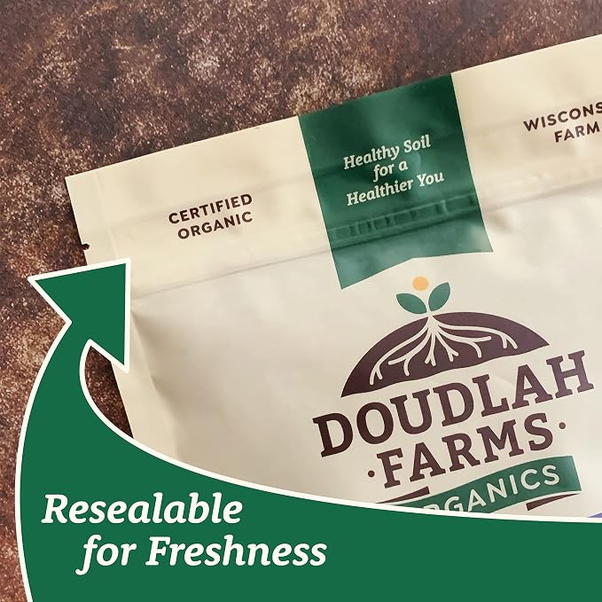 Organic Rye Flour 5 lb - Non-GMO, USDA Organic, Vegan, For Baking Sourdough, Bread, and More! Grown In USA, Farmed From Regenerative Soil by a Wisconsin Family Farm