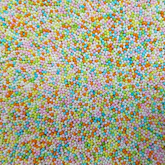 EPHVODI Easter Themed Sprinkle Nonpareils Sprinkles Edible Mini Pearl Sprinkles for Cake Decorations, Baking, Ice Cream, Cookies, Donuts and Lollipops - 2mm Sugar Pearls 3.88oz