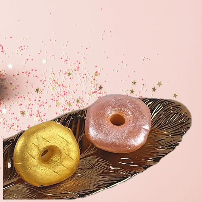 Gold and Rosegold, Edible Luster dust for cake decoration, dusting powder Metallic Food paint 5 grams each Food grade 100% edible Kosher Certified.