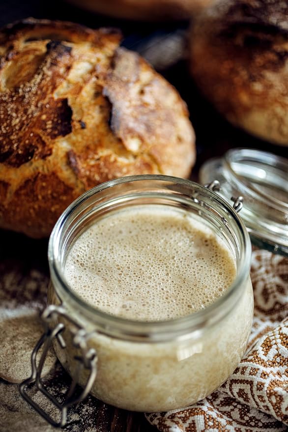 Lievito Madre Starter Culture - Authentic Italian Mother Yeast - Mild Sourdough from Italy for Natural Fermentation, Traditional Baker's Yeast Sourdough with Active Wild Natural Yeasts