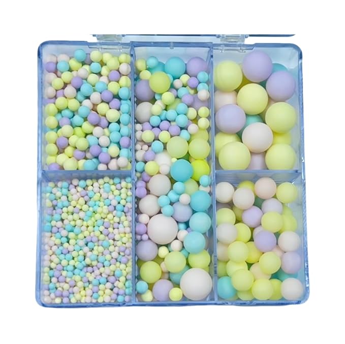 Sentovac Pastel Pearl Nonpareils Pearls Mixing Cake Sprinkles Cake and Cupcake Topper Decorations Sprinkles for Decorating Party Supplies