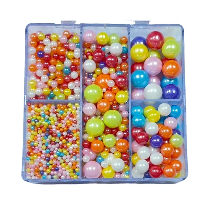 Sentovac Colorful Nonpareils Pearls Mixing Cake Sprinkles Cake and Cupcake Topper Decorations Sprinkles for Decorating Party Supplies