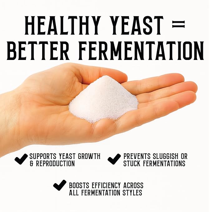 Craft A Brew - Yeast Nutrient - Food Grade - For Wine Making & Beer Brewing - Creates Nutrient Rich Environment For Yeast - 2 oz Package