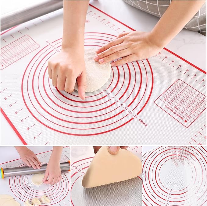 Empanada Press, 6 Inch Empanada Maker, with Large Non Stick Pastry Mat and Dough Cut for Making Pies, Empanadas, Large Pot Stickers…
