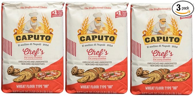 Antico Molino Napoli Antimo Caputo '00' Flour 2.2 Lb (Pack of 3)