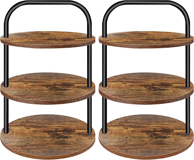 Cupcake Stand, Wooden Cupcake Stand for 100 Cupcakes 3 Tier Large Dessert Table Display Set Cupcake Tower Tiered Tray Stand Serving Tray for Party Supplies Vendor Display Farmhouse Decor