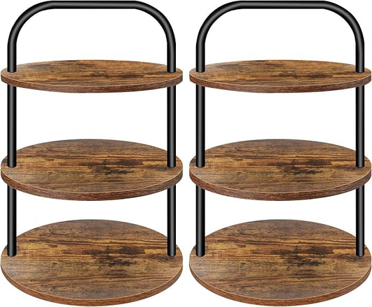 Cupcake Stand, Wooden Cupcake Stand for 100 Cupcakes 3 Tier Large Dessert Table Display Set Cupcake Tower Tiered Tray Stand Serving Tray for Party Supplies Vendor Display Farmhouse Decor