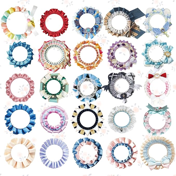 100 Pcs Fabric Aesthetic Scrapbook Stickers, Vintage Ribbon & Lace Style Waterproof Journaling Stickers, Repositionable Floral Stickers for Scrapbooking, Junk Journal, Planner,Water Bottles