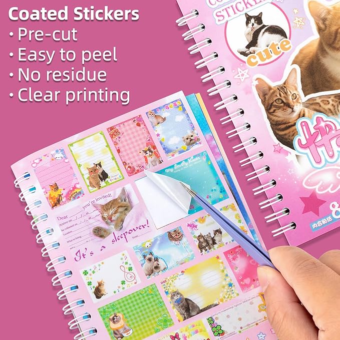 Pet Pal Series Stickers Scrapbooking Supplies for Junk Journal, 30 Sheets Washi Stickers - Vintage Journaling Stickers