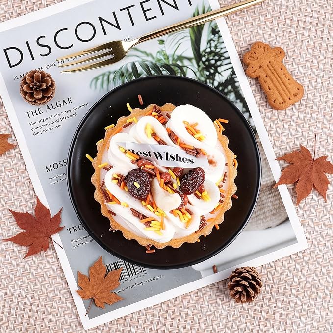 Thanksgiving Sprinkles, Edible Fall Jimmies Mix, Yellow Orange Brown, 4oz | Perfect for Baking Topping, Cupcakes, Cookies, Ice Cream & Cake Decorating, Halloweeen Autumn Harvest Holiday Party Supplies
