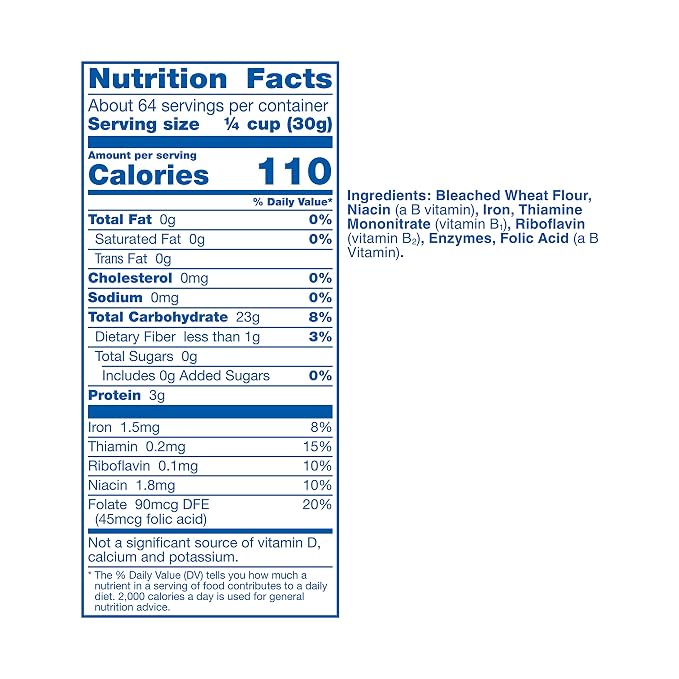 Gold Medal All Purpose Flour with Resealable Bag, 4.25 pounds (Pack of 2)