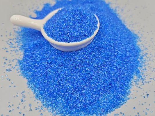 Edible 5 Ounce Medium Decorative RoyalBlue Sanding Sugar Sprinkles for Baking, Sparkling Crystals for Cakes, Cookies, Cupcakes, Ice Cream Topping and Rimming Sugar