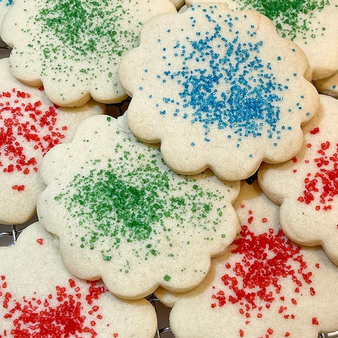 Twisweet Blue Sprinkles, Edible Sanding Sugar Crystals for Cake Decorating, Extra Fine Candy Sprinkles for Baking, Cupcake Topping Ice Cream Donut Cookies Decoration, Wedding Party Christmas Supplies (150g/5.3oz)