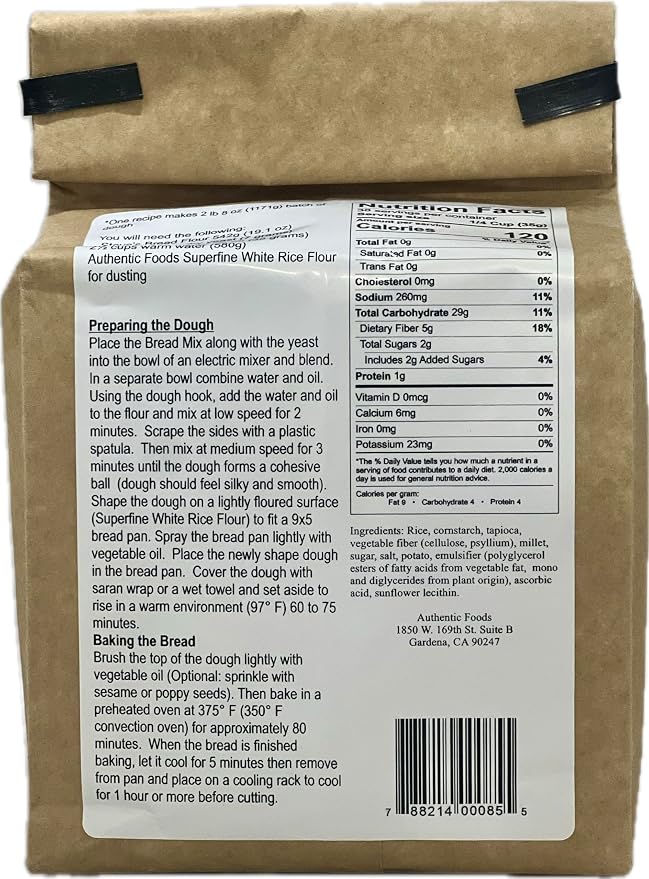 Steve's GF Bread Flour Blend by Authentic Foods