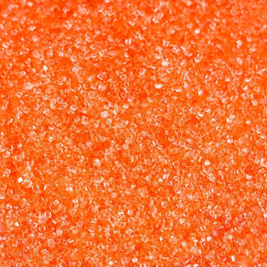 Kasvan Orange Sanding Sugar Sprinkles - Edible Sugar Crystals, Baking Cake Decorations, Ice Cream Toppings cupcake Decorating, Wedding Party Chirstmas Supplies, 85g/3.2oz (Orange)