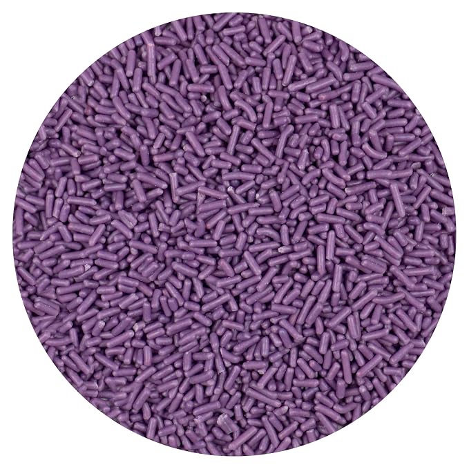 Purple Sprinkles Jimmies 3.17 oz, Sprinkles For Cake Decorating, Cake Sprinkles, Sprinkles For Baking, Ice Cream & More, The Hampton Candy Company