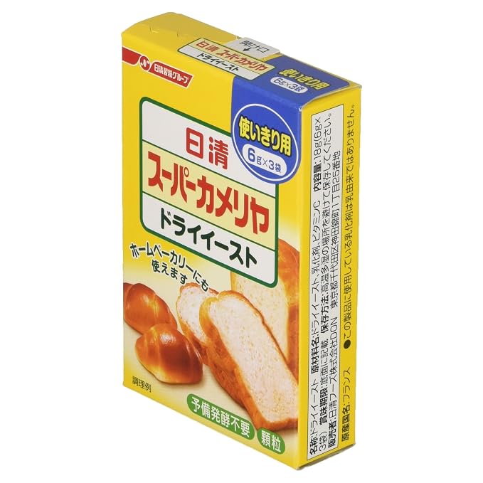 6g ~ 3 bags for Nisshin super Kameriya dry yeast one-time-use