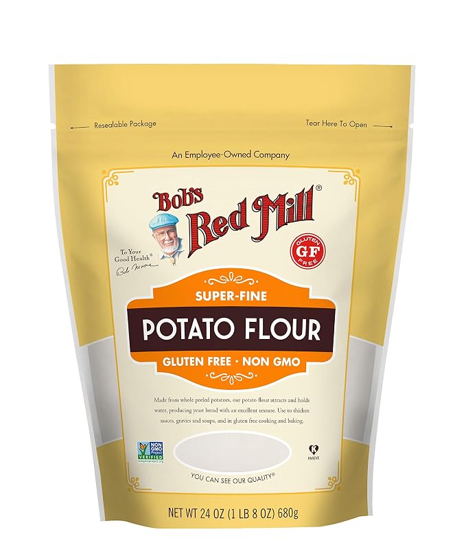 Bob's Red Mill Potato Flour, 24oz (Pack of 4) - Non GMO, Vegan, Kosher