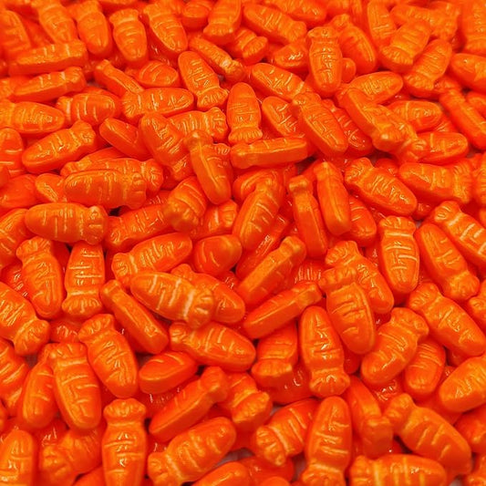 Carrot Sprinkles for Cake Decorating, Edible Carrot Sugar Cake Decorations for Easter Cupcake Toppers, Baking Cookies Decorating, Ice Cream Toppings