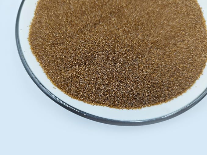 Edible 5 Ounce Fine Decorative Brown Sanding Sugar Sprinkles for Baking, Sparkling Crystals for Cakes, Cookies, Cupcakes, Ice Cream Topping and Rimming Sugar