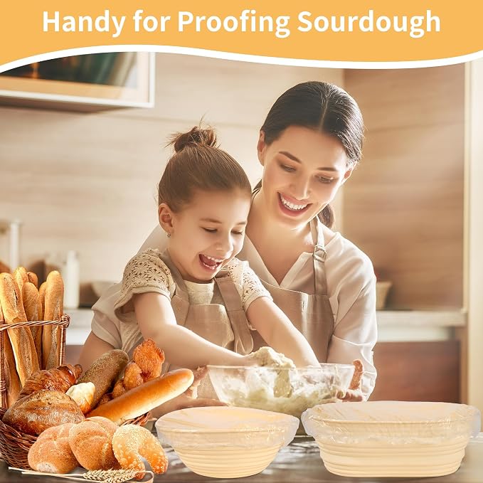 200Pcs Bowl Covers Shower Caps for Sourdough Bread Proofing Large Elastic Reusable Plastic Wrap for Food Storage Baking Rising Meal-Prep Fermentation BPA-Free Keep Food Fresh (14 Inch)