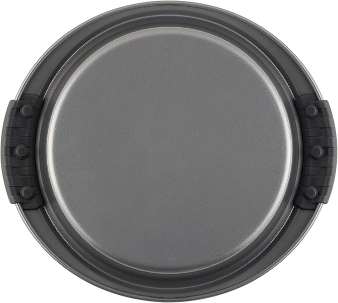 Anolon Advanced Nonstick Baking Pan/Nonstick Cake Pan, Round - 9 Inch, Gray, 1 Count (Pack of 2)