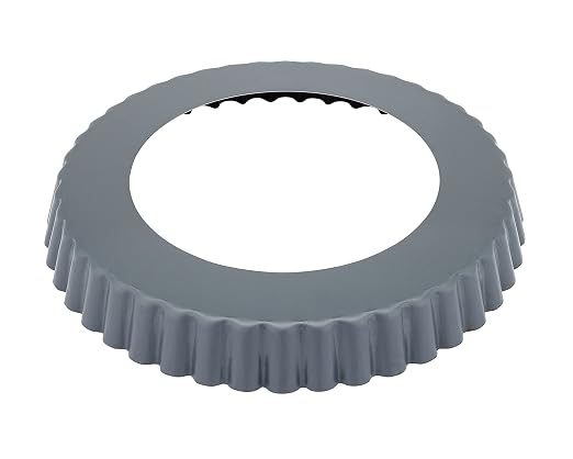 MATFER BOURGEAT 332225 Exopan Fluted Pie Pan with Removable Bottom