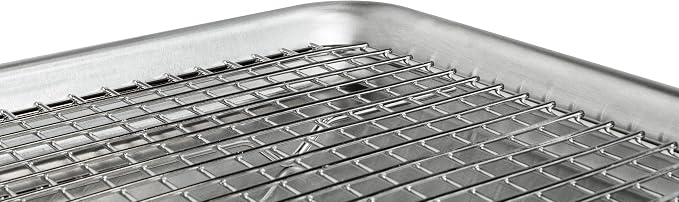 Fat Daddio's CR-HALF Stainless Steel Cooling & Baking Rack, 12 x 17 Inch
