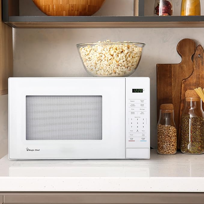 1.1 cu. ft. Countertop Microwave Oven in White