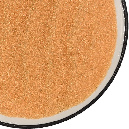 Edible 5 Ounce Fine Decorative Orange Sanding Sugar Sprinkles for Baking, Sparkling Crystals for Cakes, Cookies, Cupcakes, Ice Cream Topping and Rimming Sugar