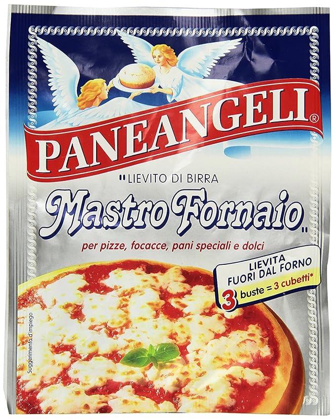 Paneangeli: "Lievito Per Pane" Italian Brewer's Yeast 0.74 Ounce (21gr) Packages (Pack of 4) [ Italian Import ]