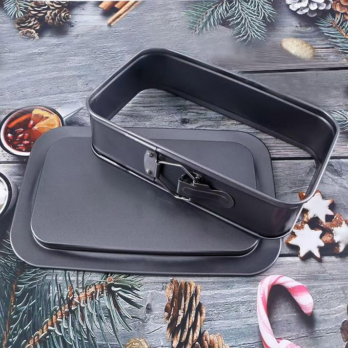 1 Nonstick Carbon Steel Springform Cake Pan Leakproof Design Oven Dishwasher Safe Baking for Desserts & Cheesecakes Nonstick Baking Pan with Locking Clasp