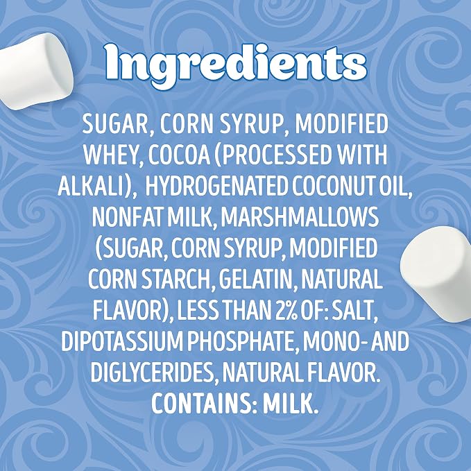 Swiss Miss Hot Cocoa Drink Mix, Milk Chocolate with Marshmallows, Hot Cocoa Bar Supplies, 21.59 oz. Canister